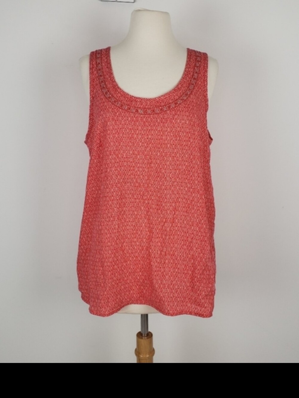 Toad&Co Coral Scoop Neck Lace-Style Tank